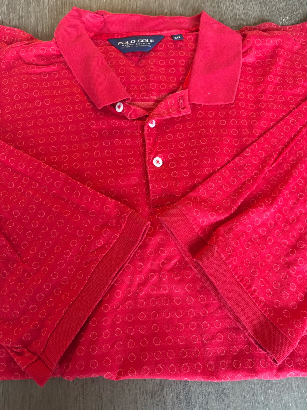 Vintage Ralph Lauren Polo Golf Red Polo Shirt